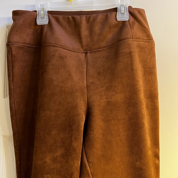 Laundry by Shelli Segal Faux Suede Pants - Picture 2 of 3